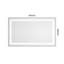 Miroir de salle de bain moderne 40 x 24 pouces avec miroir de meuble-lavabo mural et rétro-éclairé-256540476