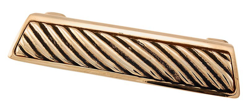 Sanzio 3 Center to Center Bar Pull, Antique Gold