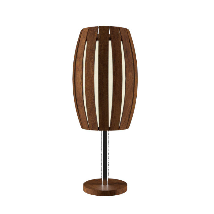 Barril Desk Table Lamp, Imbuia