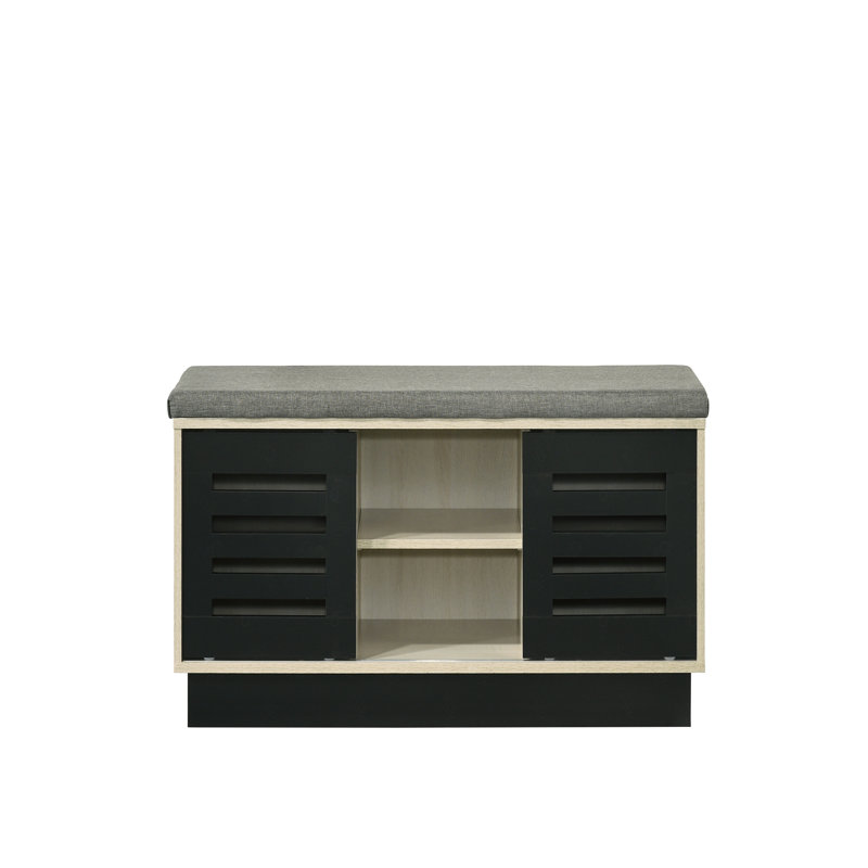 Armoire à chaussures avec portes coulissantes de 38,5 po l