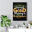 Stay Positive - Wrapped Canvas Print
