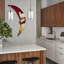 1 Light Pendant With Clear Glass And Inner Shade In Etched Opal