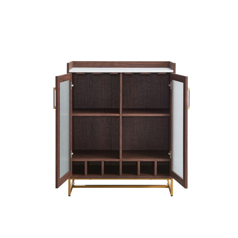 Bar d'appoint Wisser Source, Noyer