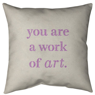 Work of Art Floor Pillow