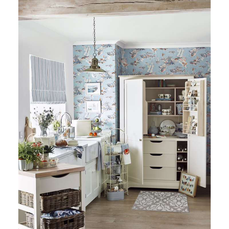 Light Grey and White Geometric Washable Accent Rug