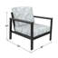 Chaise longue d'extérieur avec coussins Sunbrella® Townsend-1849364733