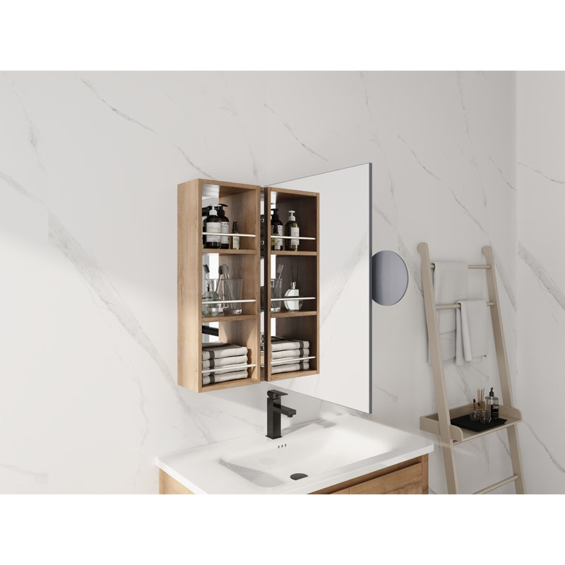 Bathroom Mirror Cabinet with Storage
