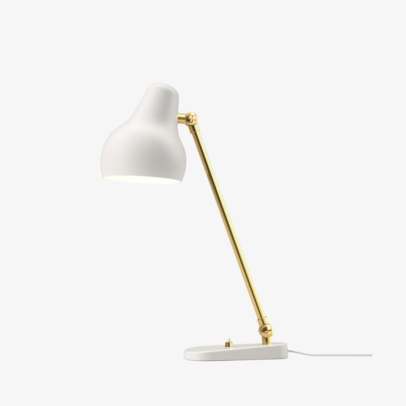 VL 38 LED Desk Table Lamp, White