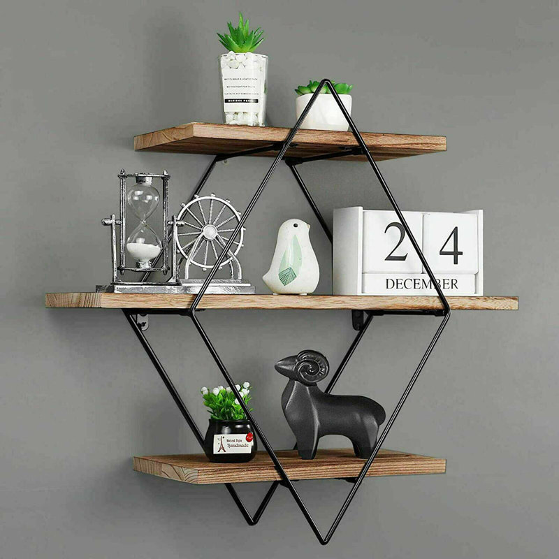 Lorenza Diamond Floating Shelf
