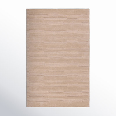 Elona Hand Tufted Cotton/Wool Area Rug in Taupe