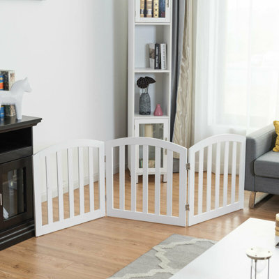 Mattingly Wood Free Standing Pet Gate