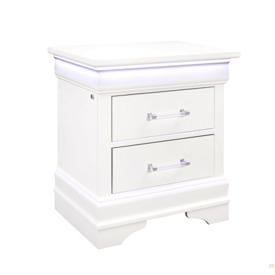Table de chevet avec DEL