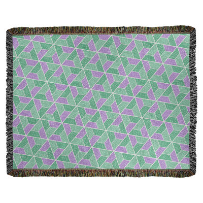 Couverture tissée Katelyn Elizabeth Trapezoids
