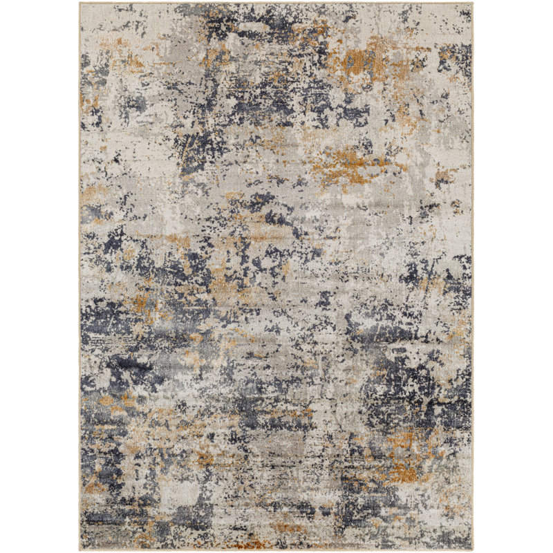 Mckellar Abstract Indoor Rug, Rectangle 8'10" x 11'9"