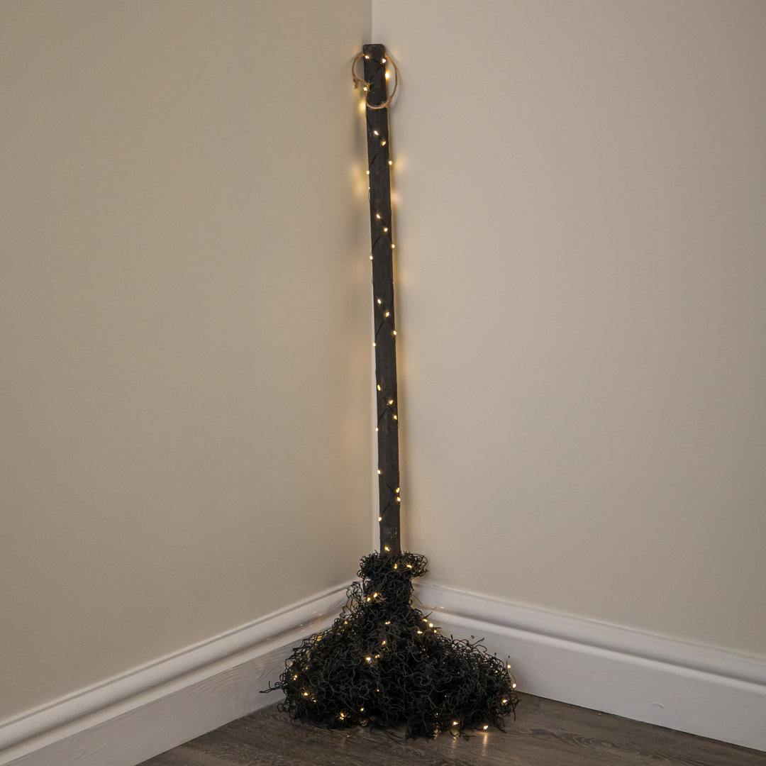 Smart Garden Products 1.1M Battery Powered Light Up Halloween Witch's Broomstick With Leds - Image 7