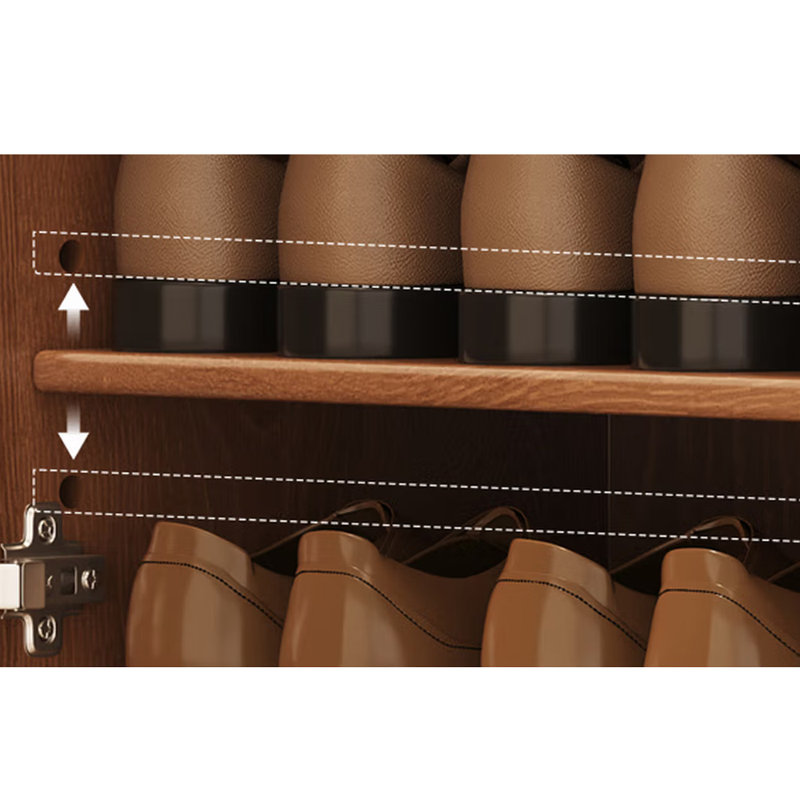 Rangement à chaussures rétro, 45,28 po H x 39,37 po L x 13,78 po P