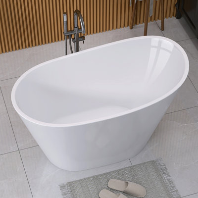 51'' x 28'' Freestanding Soaking Acrylic Bathtub