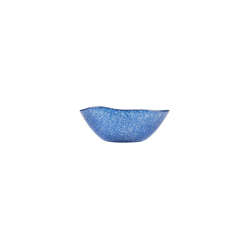 Diamètre de la vaisselle en verre: H 7,5 po: 2,75 po Bol rond en verre, Bleu