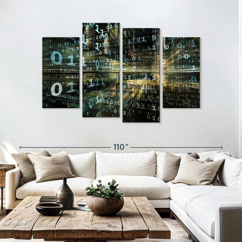 Keiri Digital Matrix, 54" H x 84" W