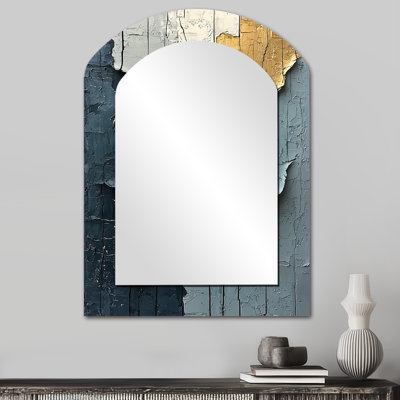 Miroir décoratif sur métal abstrait
