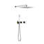 Système de douche thermostatique Cube 2 fonctions avec valve brute-94364469