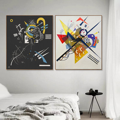 " Series#010 " by Wassily Kandinsky 2 Piece Art Print