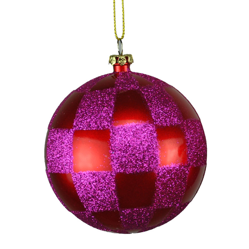 Ornement boule, Fuchsia
