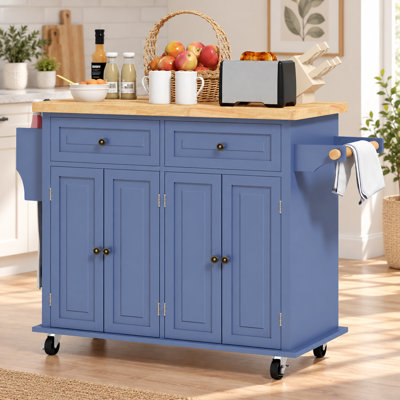 43.8 " W Kitchen Cart