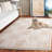 Briggett Abstract Hand Tufted Wool Cotton Geometric Rug in Sage/Taupe-16891444