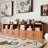 Bookcase With With 3 Cubbies And 3 Cabinets