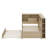 Twin Size L-Shaped Design Sofa Bed Frame With Shelves And Trundle-8419764