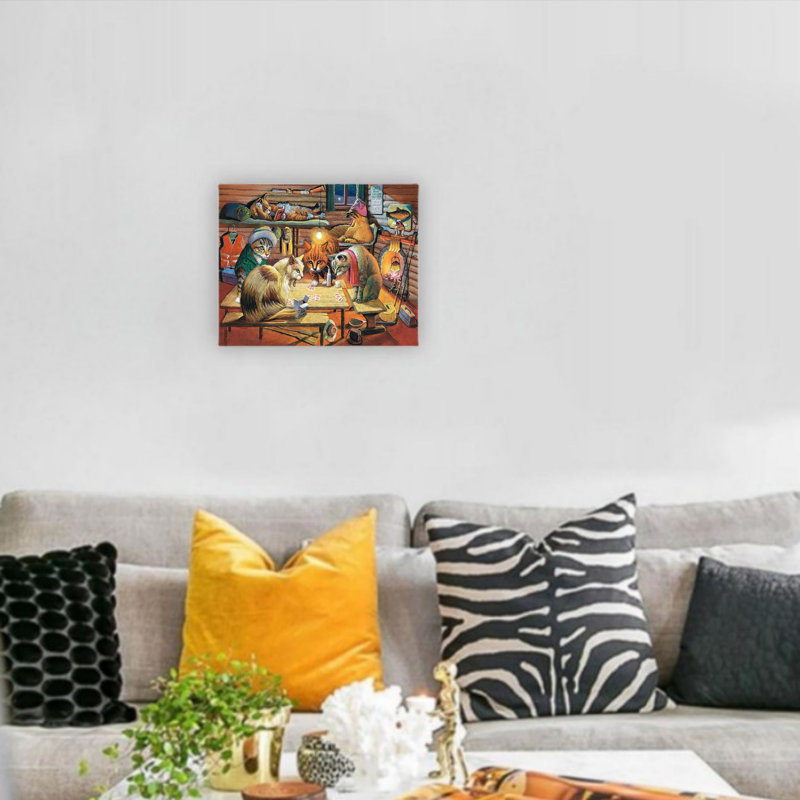 Art mural sur toile sans cadre 12 po x 16 po