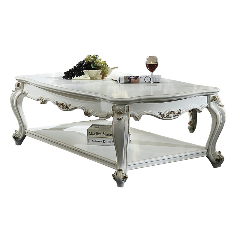 Coffee Table with Bottom Shelf