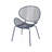 Navy Chair, Iron Construction, 34.4 In. High, 24.43 Wide, 26 Deep, 22.43 Lb Chair - Iron, 34 Tall, 24.8 25.5 Weighted