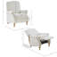 Fauteuil inclinable par pression