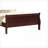 King Size Solid Wood Panel Sleigh Bed - Louis Phillipe Collection Brown Cherry Finish for Master Bedroom-1097608183-1097607694