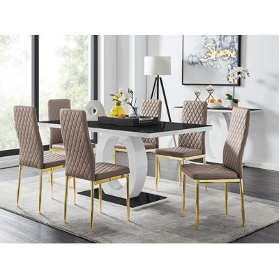 Eubanks Dining Set with 6 Chairs