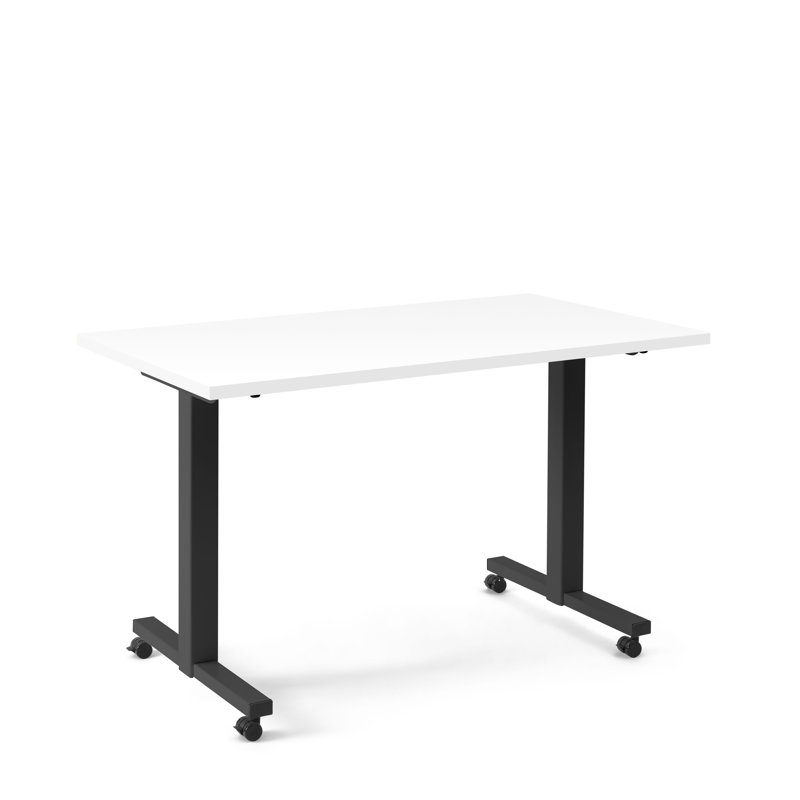 Table de formation Irons, H 29 po x l 57 po x P 27 po, Charbon / Blanc