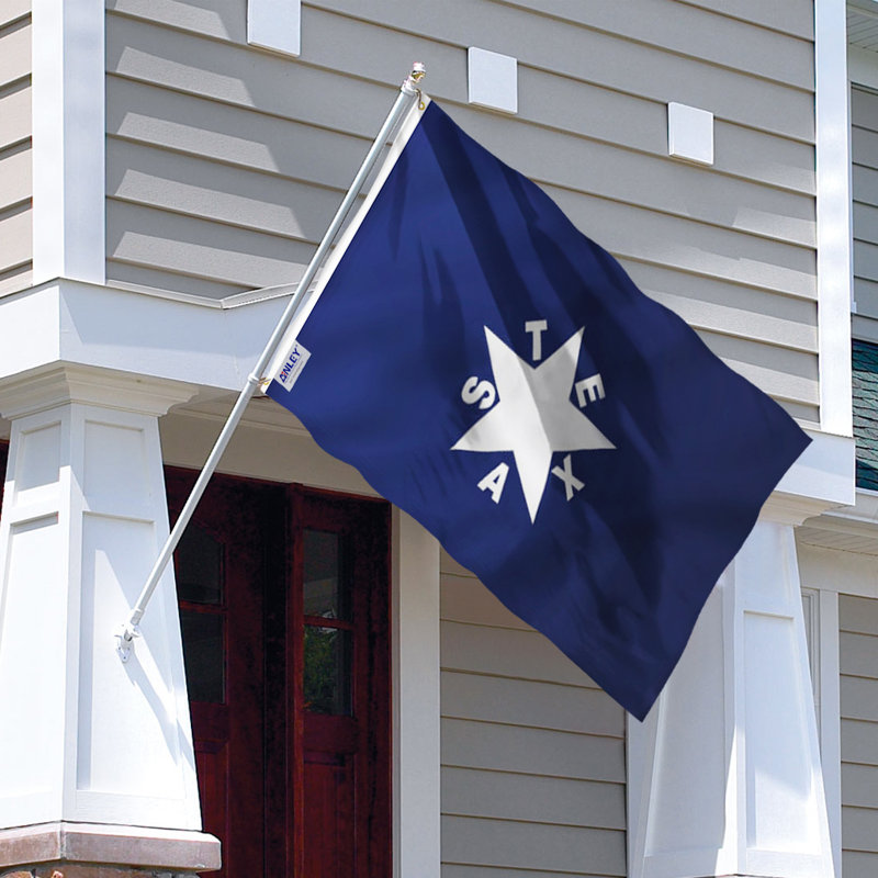 Drapeau de maison en polyester 36 x 60 pi Zavala De Lorenzo