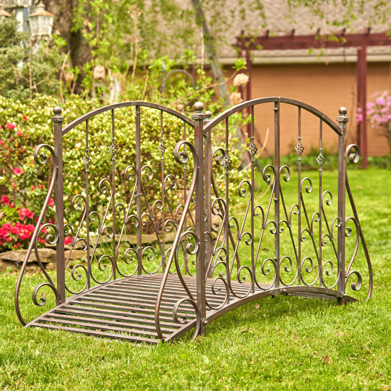 Pont de jardin en fer, Bronze