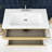 36 In. Wall-Mounted Bathroom Vanity With Integrated Ceramic Sink-931832091