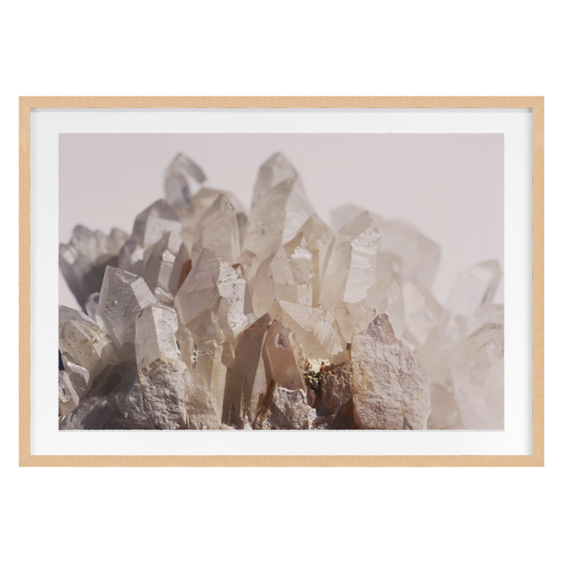 Crystal Dream Print by Alicia Bock, Maple Framed