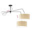 Caisey Rattan Semi Flush Mount-1622680690