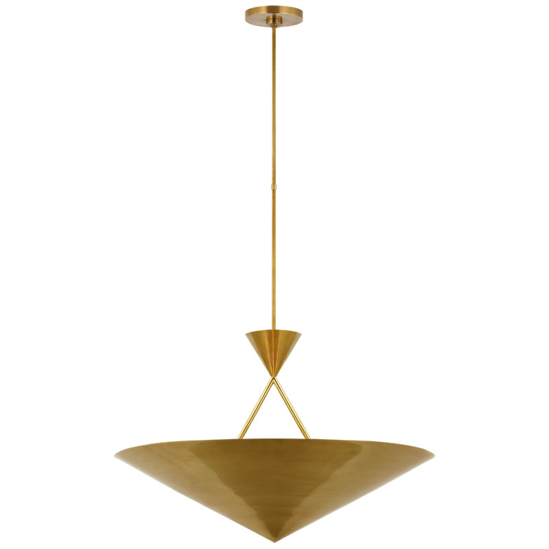 Orsay 1 - Light Chandelier, Antique Brass