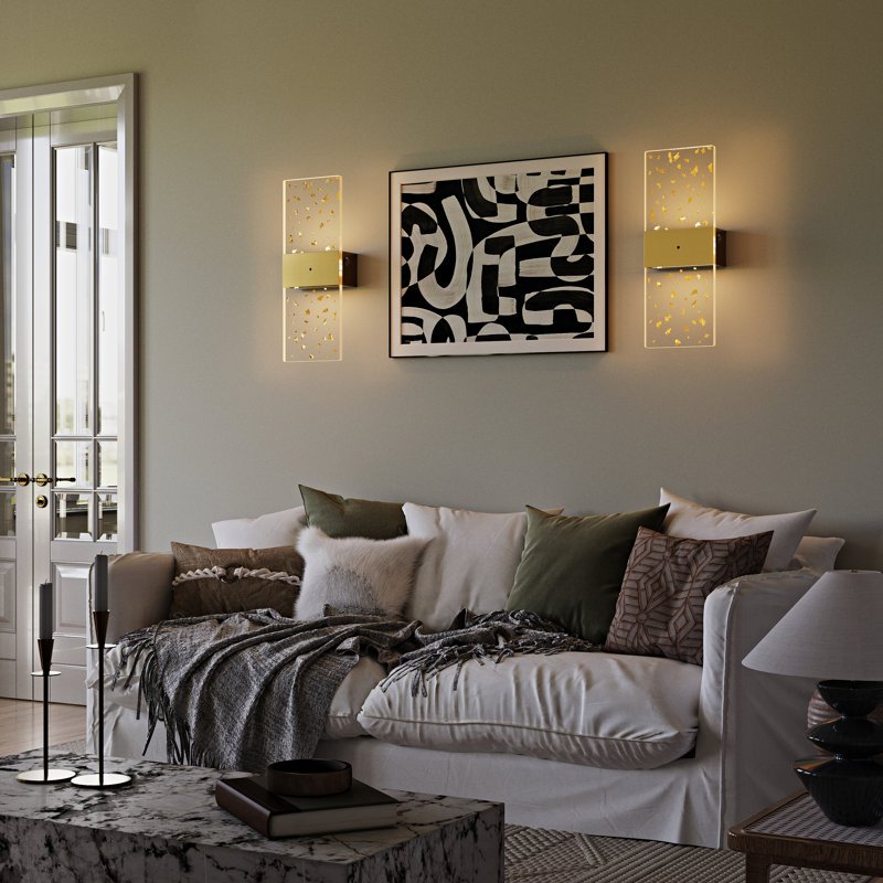 Battery Operated Modern Dimmable Wall Sconce, Matte Black