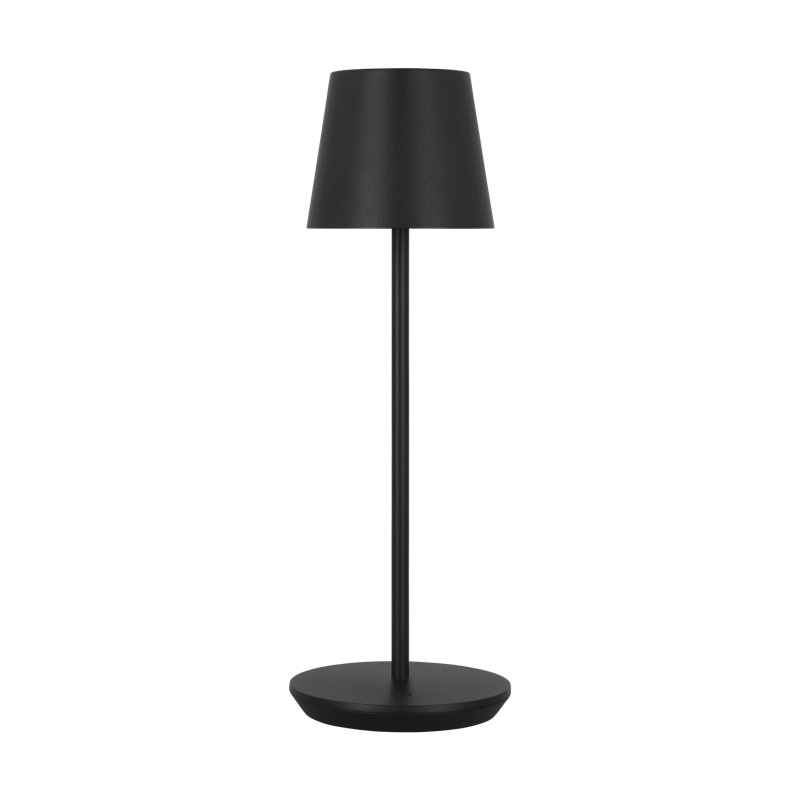 Nevis Accent Rechargeable Table Lamp, Black