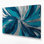 «Lyrical Abstraction 12», art mural sur toile verte