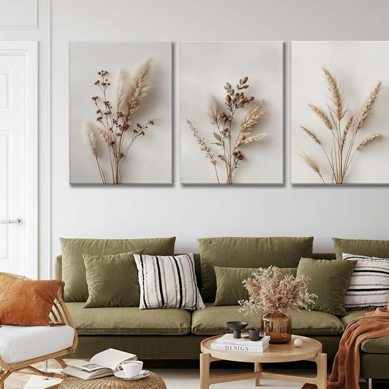 3 Piece Wrapped Canvas Print, 40 cm H x 30 cm W