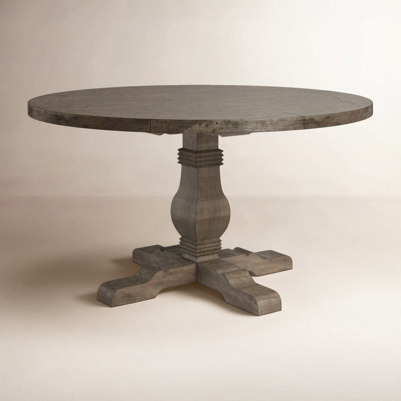 Table de salle à manger Kinston, Brun patiné, 42 po x 42 po