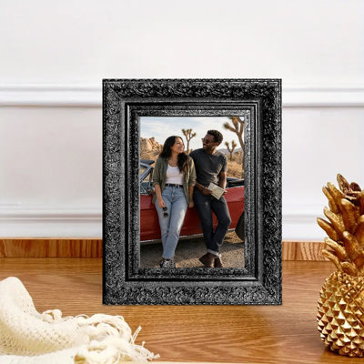 Black 3 PCS Traditional Picture Frame for 5" x 7" Photos and Gallery Wall Decor
